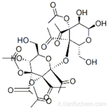 bD-Glucopiranosio, 4-O- (2,3,4,6-tetra-O-acetil-aD-glucopiranosil) -, 1,2,3,6-tetraacetato CAS 22352-19-8